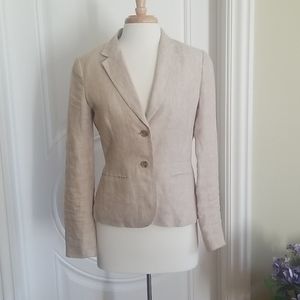 Banana Republic Linen Blazer Size 8